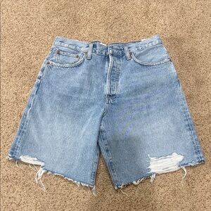 NWT Agolde Light Blue Jean Shorts